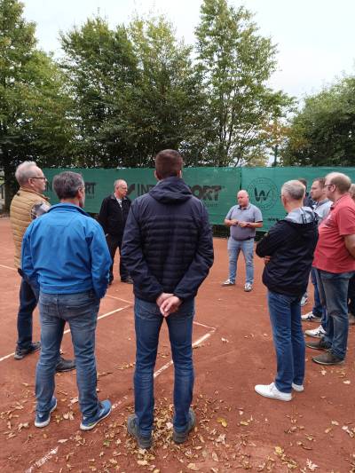 Besuch beim Tennisverein Lüttringen