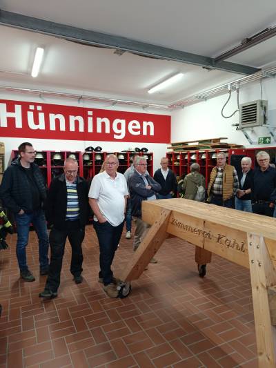 Abschluss im Feuerwehrgerätehaus Hünningen