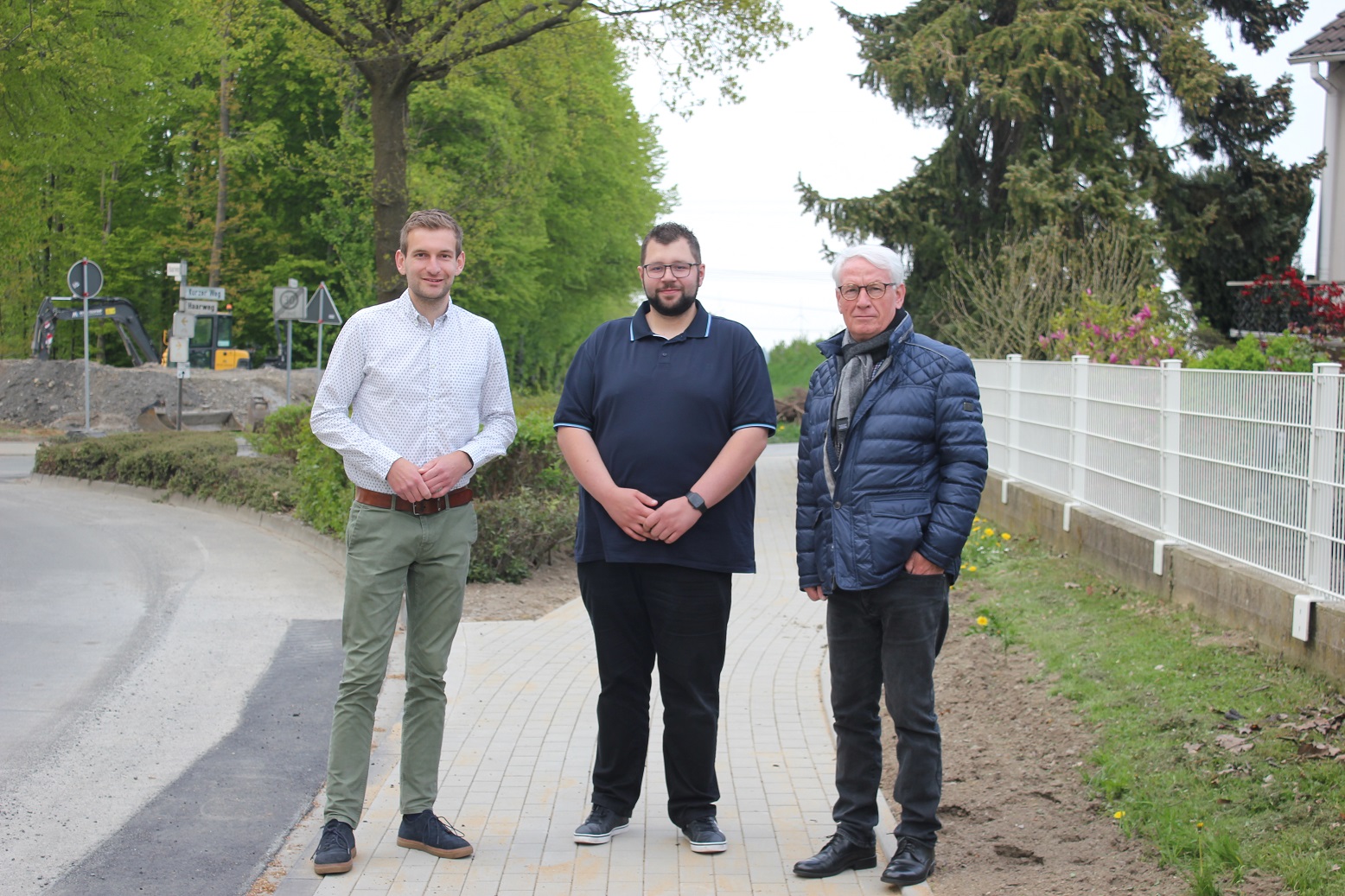 V.l.n.r.: Simon Hennecke, Lukas Tlle, Hans-Josef Langesberg