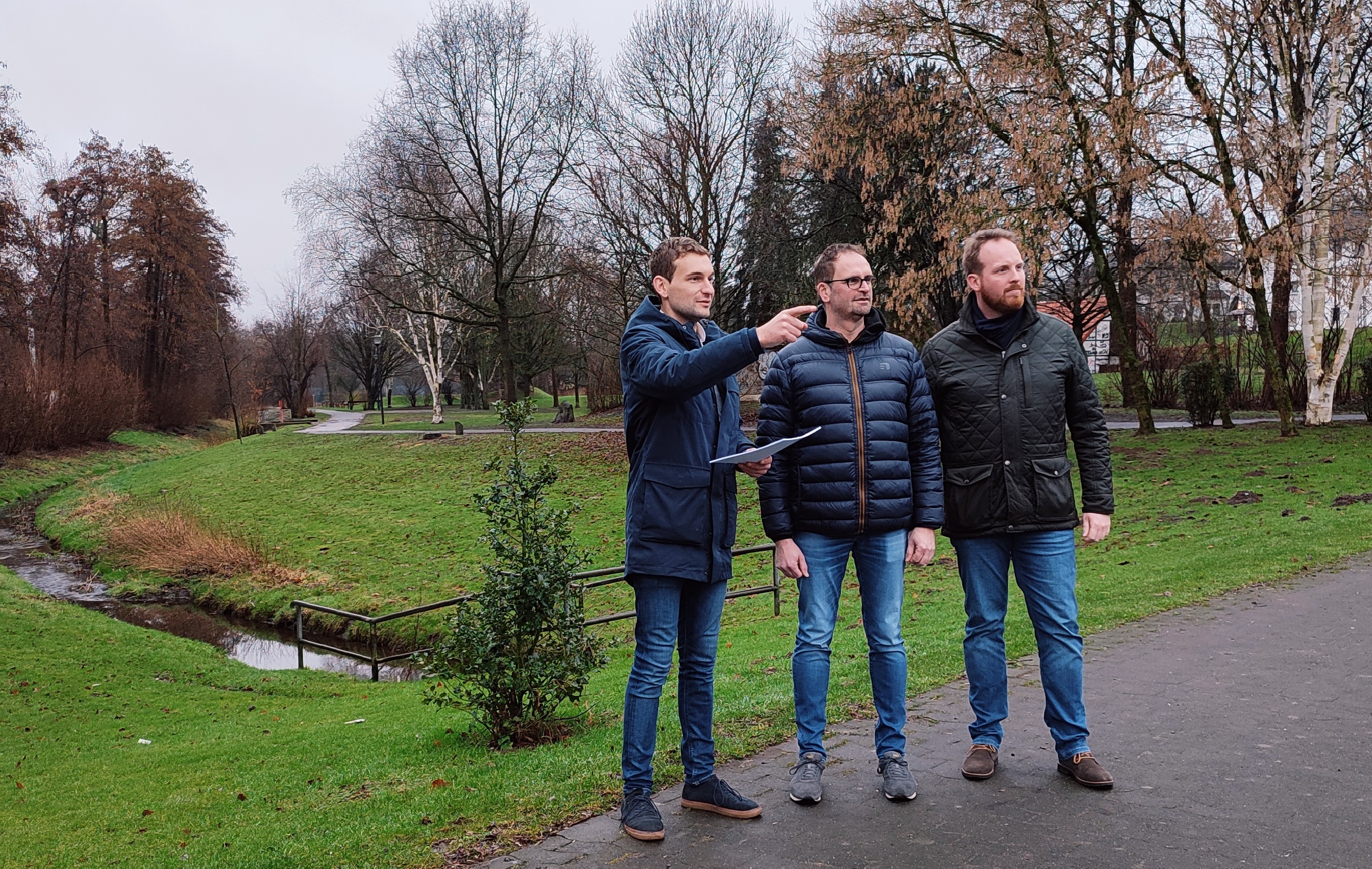 Foto v.l.n.r.: Simon Hennecke, Ralf Schmcker, Tobias Frings